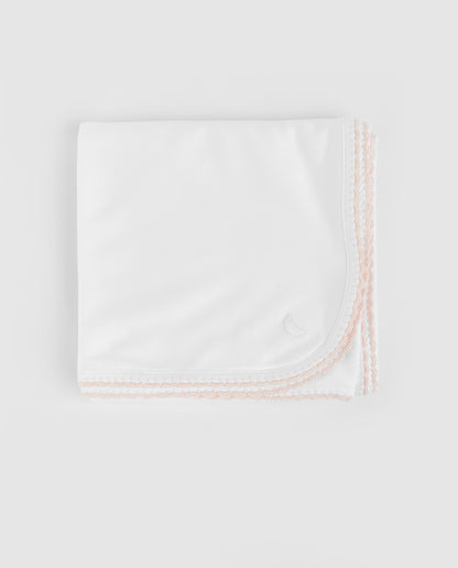 Swaddle Bebé Crochet Rosa