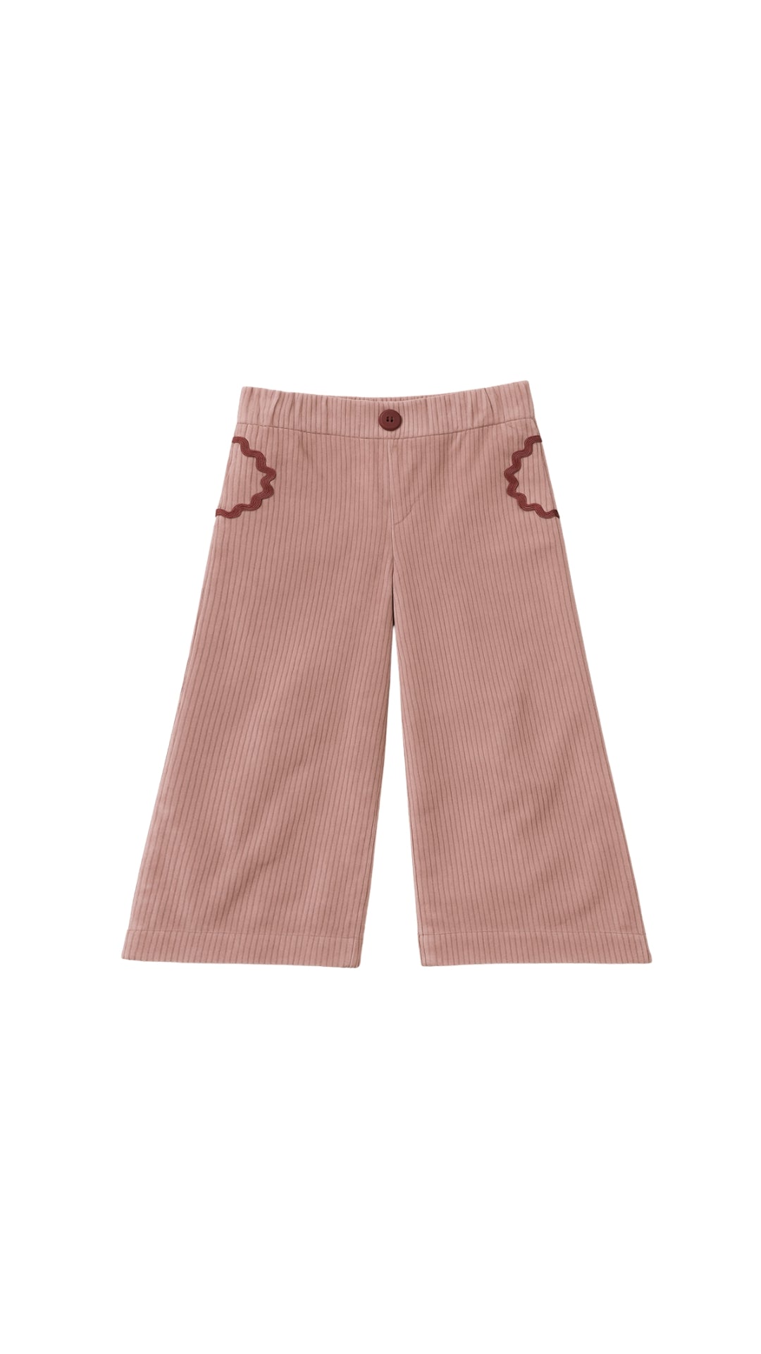 Pantalon Pana Rosa Zigzag Burdeos
