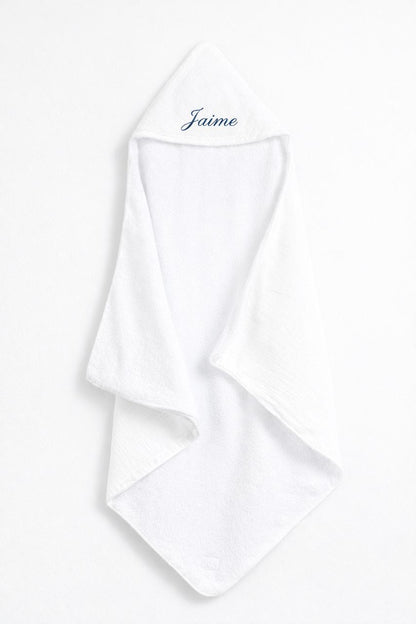 White bath cape