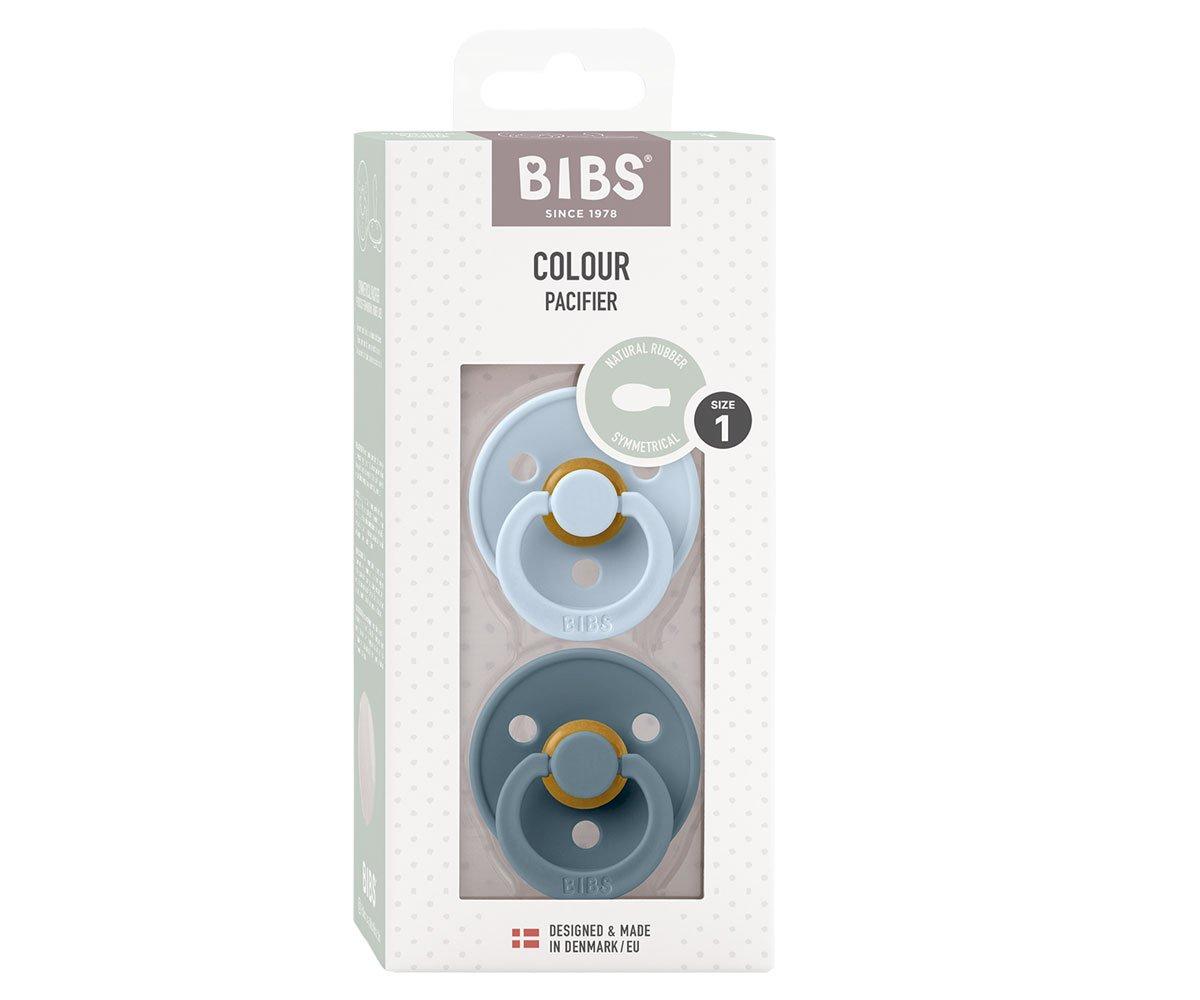BIBS Baby Blue/Petrol Pacifiers 