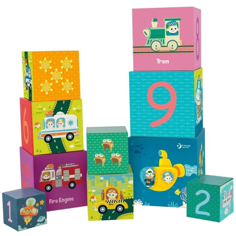 Cubes de transport empilables