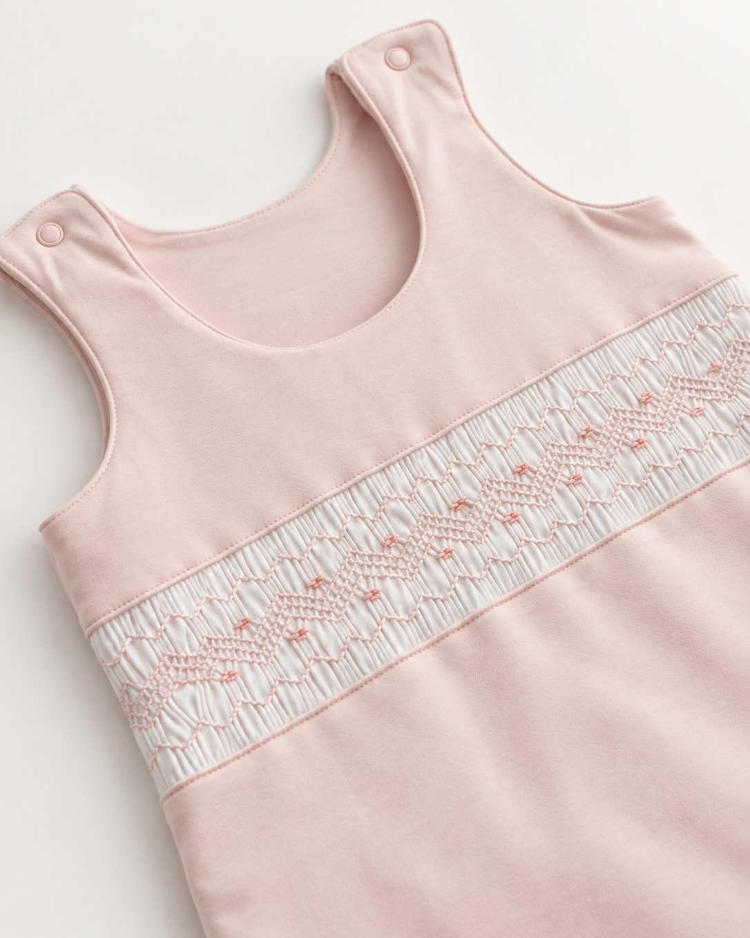 Saco de Dormir Bebé Smock Rosa