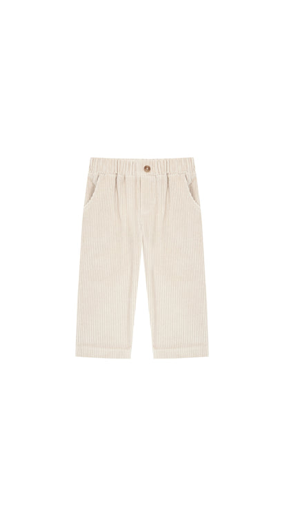 Pantalon Niño Pana Crema