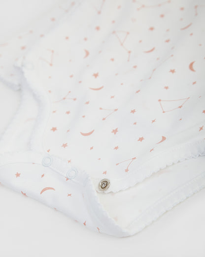 Body kimono étoiles roses