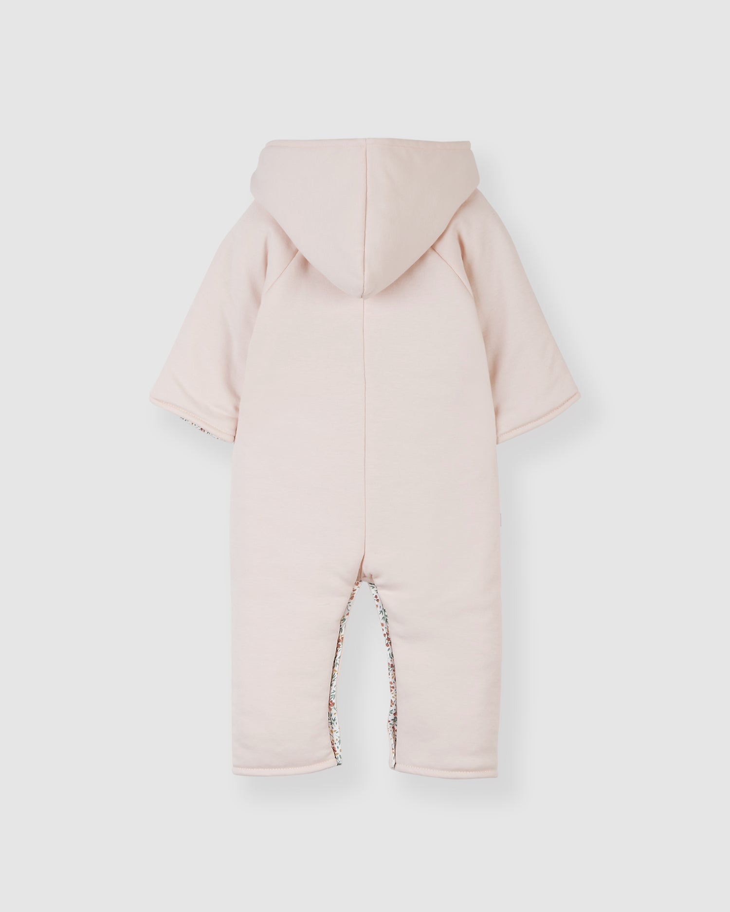 Sweat-shirt réversible rose/fleuri