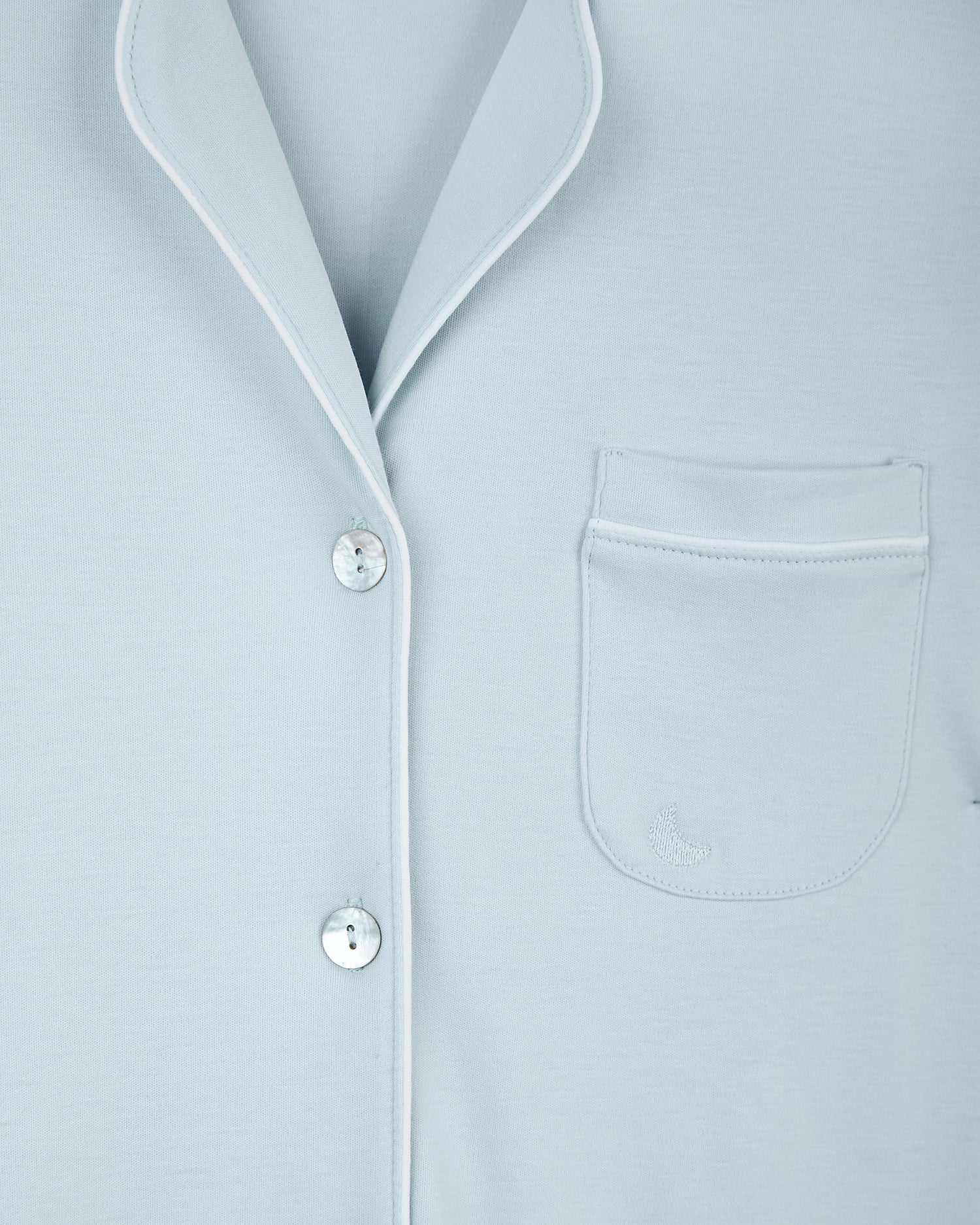 Chemise de nuit bleue pour femme