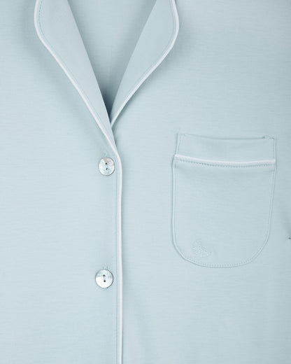 Chemise de nuit bleue pour femme