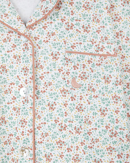 Chemise de nuit fleurie pour enfants