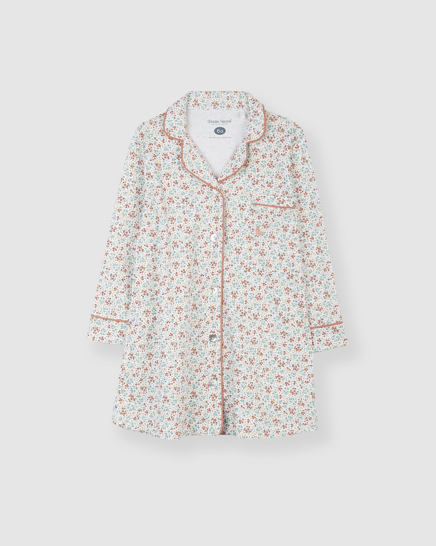 Chemise de nuit fleurie pour enfants
