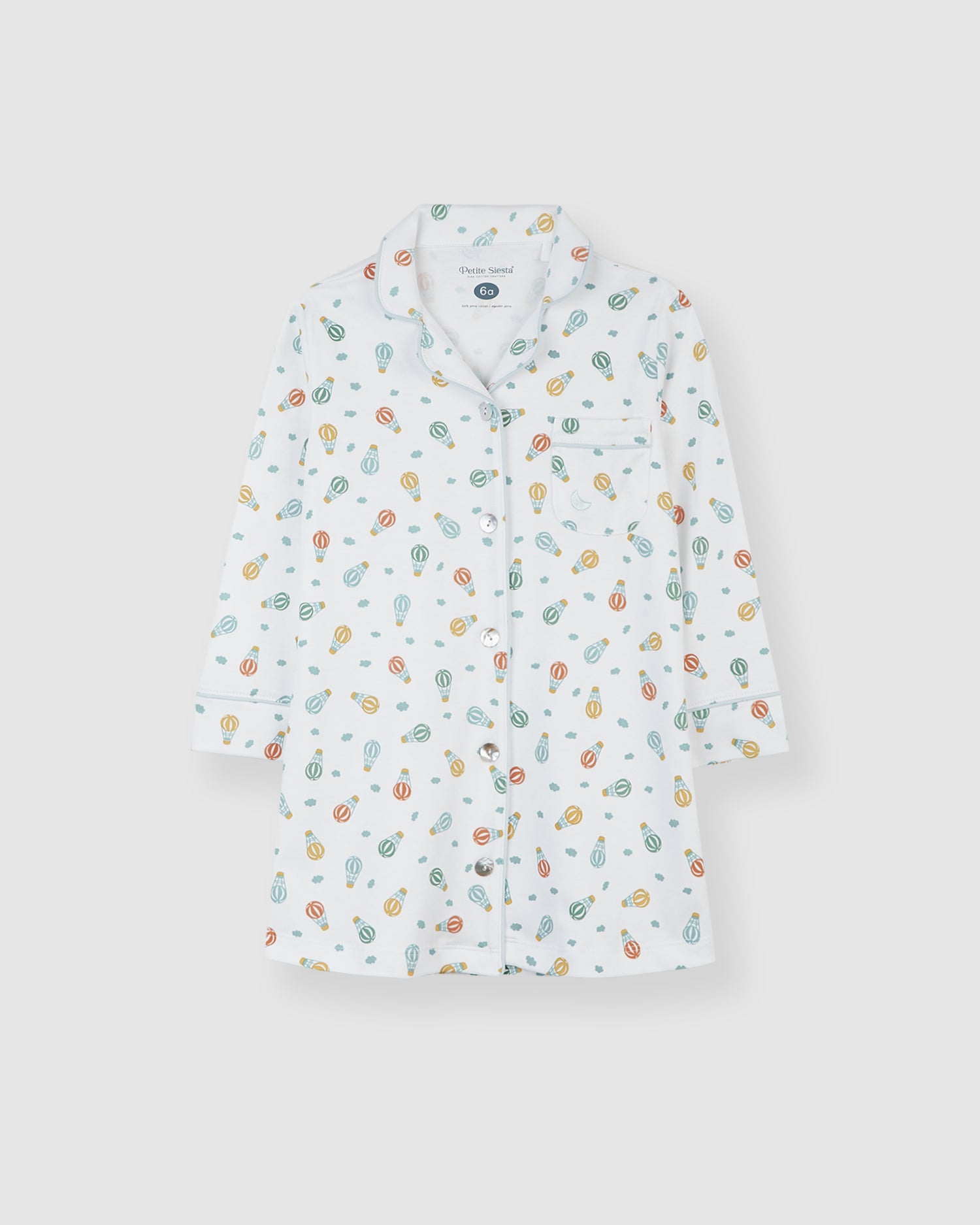 Chemise de nuit pour enfants, robe chemise, ballons