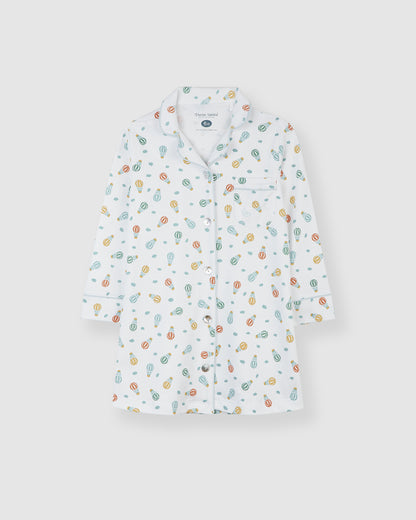 Chemise de nuit pour enfants, robe chemise, ballons