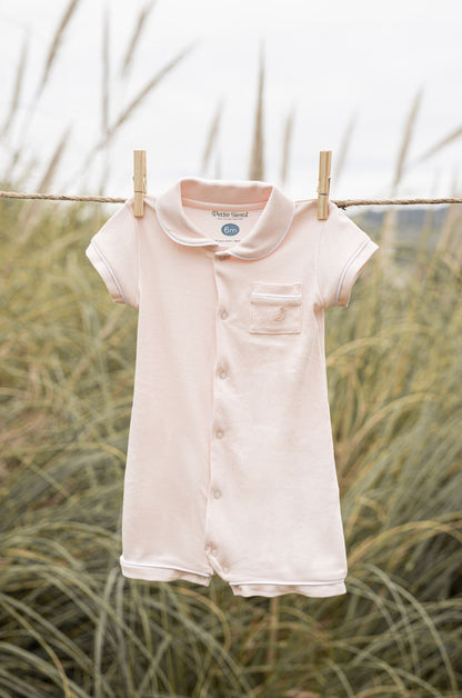 Pijama Bebé Camisero Rosa Corto