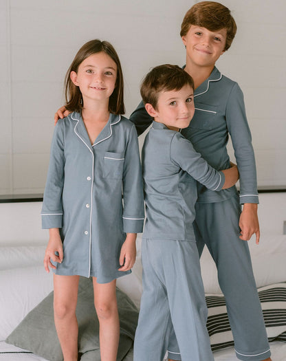 Pijama Kids Camisero Deep Blue