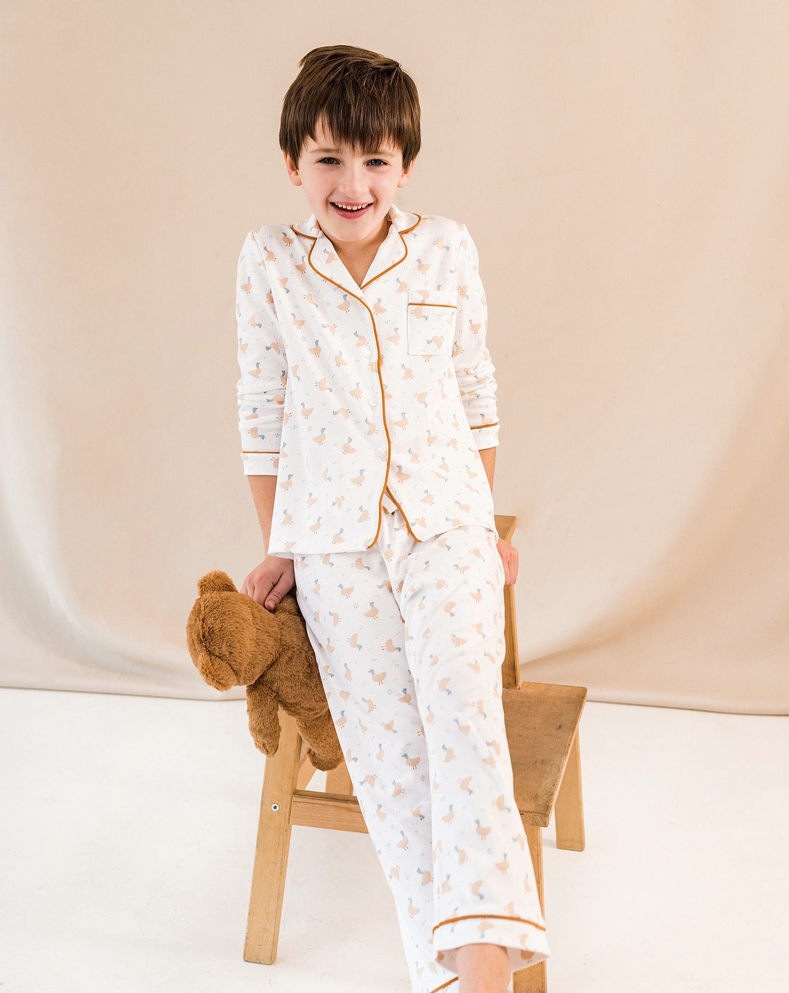 Pyjama chemise canard pour enfants